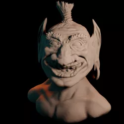 Troll fantasy bust