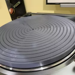 Turntable record player object adapter