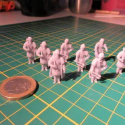 Two Viking Axemen and one Coxwain