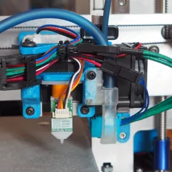 Universal E3D Hemera Drag Cable Chain Bracket + BLTouch