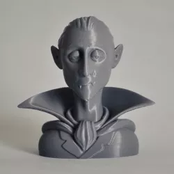 Vampire character bust