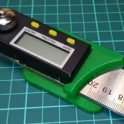 Wall mount for digital angle meter