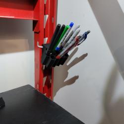 STL file Wall mounted pen holder 🖊️・Design to download and 3D print・Cults