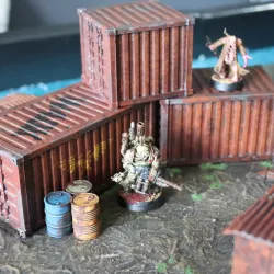 Wargame 28/32mm container