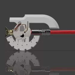 Warhammer 40k Adeptus Mechanicus Power Axe Replica
