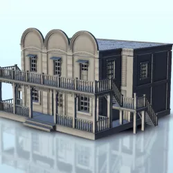Wild West big sheriff's office building 35 - Six Gun Sound Desperado Old Chronicles Gunfight Gutshot Blackwater Gulch Age of Sigmar Warhammer