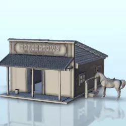 Wild West Bordertown building - Six Gun Sound Desperado Old Chronicles Gunfight Blackwater Gulch Age of Sigmar Warhammer