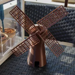 Windmill with rotating gear