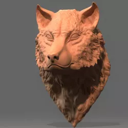 Wolf Bust