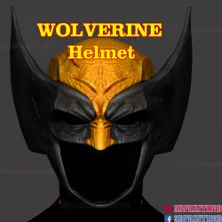 Wolverine Helmet - Marvel Cosplay - Halloween Costume