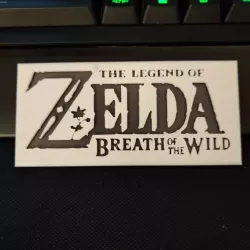 Zelda Breath of the Wild - Name Plate