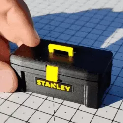1/10 Scale Toolbox + hammer + wrenches
