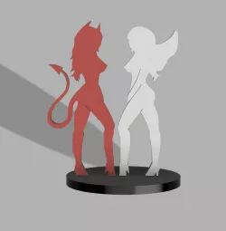 Angel and Demon decoration