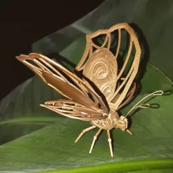 Arcane style mechanical butterfly