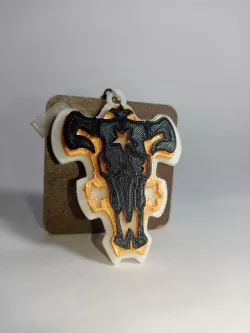 Black bulls keychain / Black bulls keychain