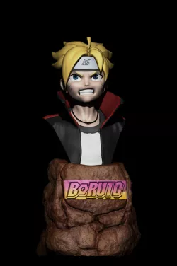 boruto bust fan art