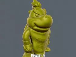 Bowser Jr (Easy print no support)
