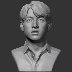 BTS JungKook 3D print model