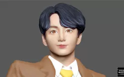 BTS JUNGKOOK - K POP KOREAN IDOL BIG HIT K-POP BOY GROUP 3D PRINT JUNGKUK BUTTER DYNAMITE