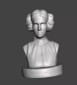 bust Leia Organa star wars star wars star wars .obj .stl