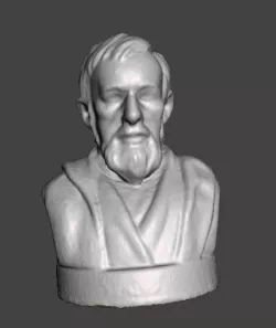 bust obi wan kenobi star wars star wars star wars .obj .stl