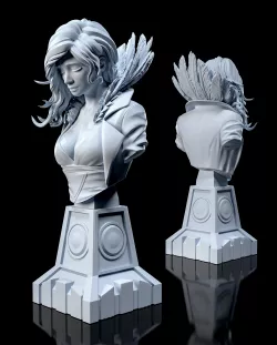 Bust of RED from Transistor