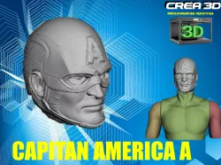 CAPTAIN AMERICA HEAD -A