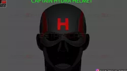 Captain Hydra Helmet - Marvel Comics - High Quality Model 3D print model
