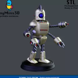 Captain of the Invader Robots Warband | 3D print models.
