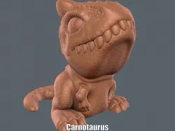 Carnotaurus (Easy print no support)