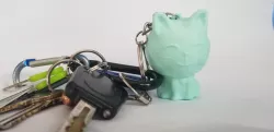 cat chibi keychain