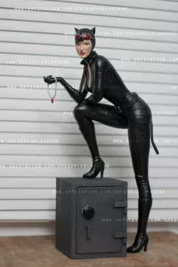 Catwoman Fan Art Statue 3d Printable