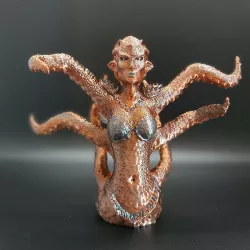 Cecaelia, Octopus Mermaid Sculpture