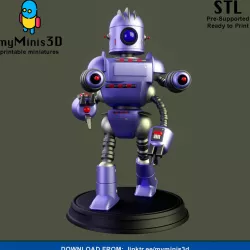 Champion 2 of the Invader Robots Warband | 3D print models.