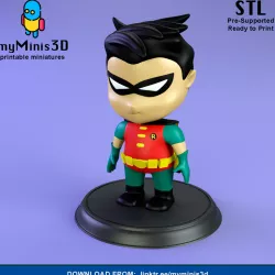 Chibi Robin from Batman Animated Series Fantoy | 3D print models.