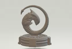 COLLECTION Alien queen on stand chestburster statue