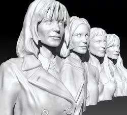 Courteney Cox as Gale Weathers from Scream 1 2 3 4 busts collection
