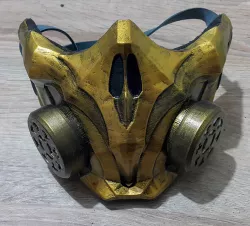covid mask Mortal Kombat Scorpion 11 MK