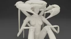 Crab woman