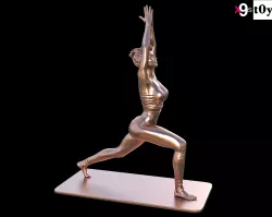 Crescent Lunge(Anjaneyasana) - Sculpt Yoga pose