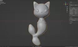 cute cat mermaid