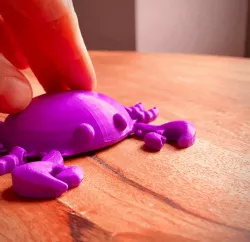 CUTE FLEXI PRINT-IN-PLACE CRAB