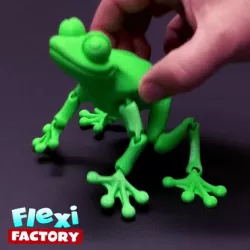 Cute Flexi Print-in-Place Frog