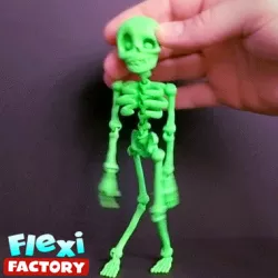 Cute Flexi Print-in-Place Skeleton