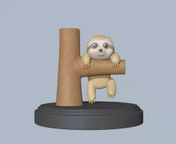 Cute Tree Sloth