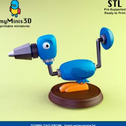 Cute Vintage Kellogg's Tooly Bird cereal cereal toy | 3D print models.
