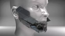 Cyborg Jaw Armor