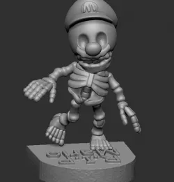 Dancing Mario bros. skeleton