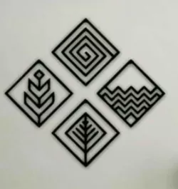 Decorative pictures elements