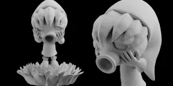 Deku Link Majoras Mask Statue Download 3D print Model STL files Statue Figure digital pattern 3D printing The Legend of Zelda Nintendo